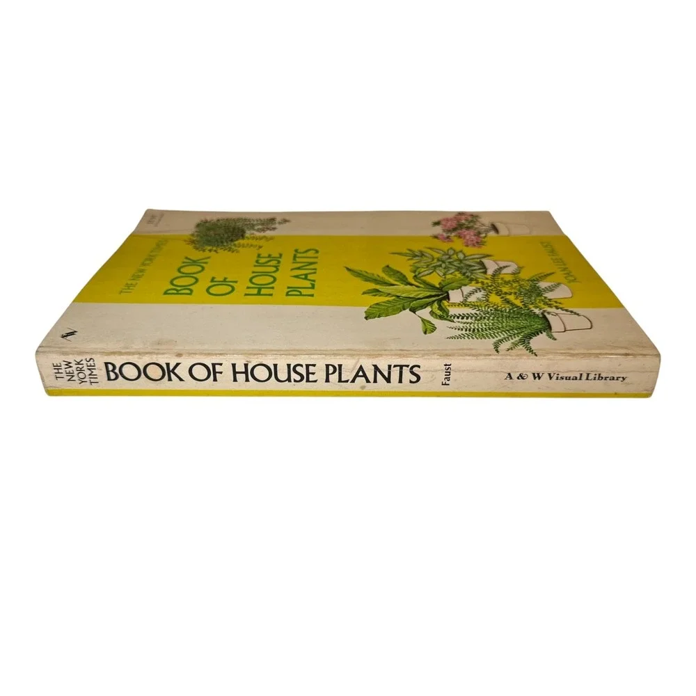 VTG New York Times Book of House Plants Joan Lee Faust 1973 Vintage‎ Paperback